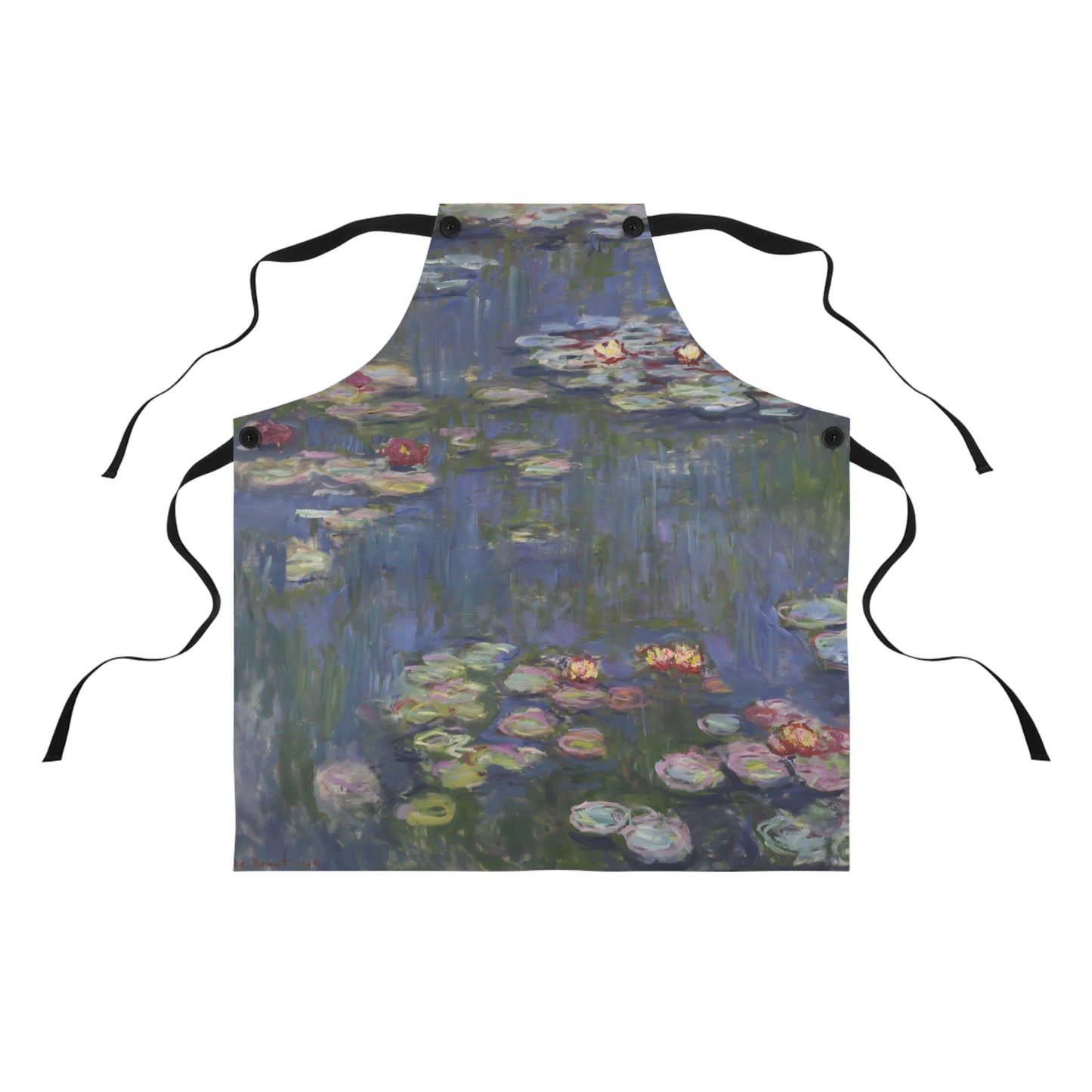 "Water Lilies" Fine Art Apron